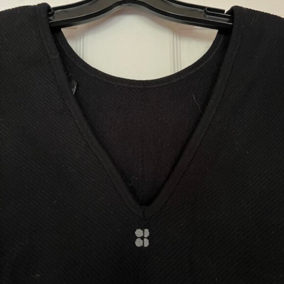 Sweaty Betty Black Coverup Top in Excellent Condition Sz M or US 8-10 - Picture 3 of 4